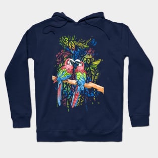 Rainbow Parrots Hoodie